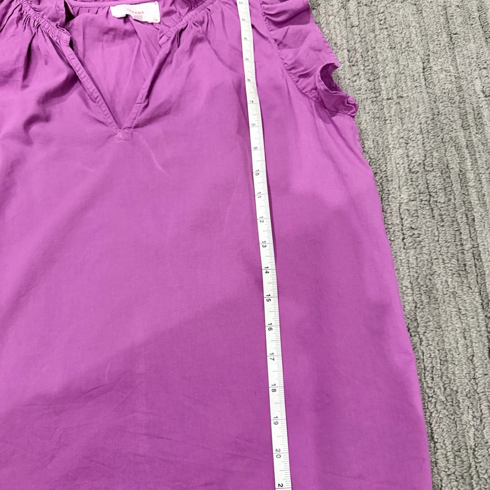 XiRENA Fuchsia Ruffle Blouse - Picture 13 of 15